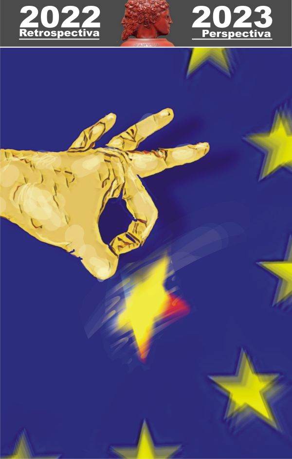 "Schengen bambilici" / Ilustraţie de MAKE "Schengen bambilici" / Ilustraţie de MAKE
